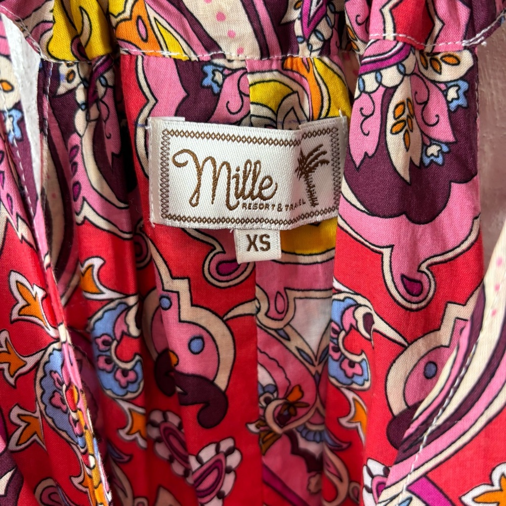 Mille Marilyn Dress In Zanzibar XS Sleeveless Travel Resort - Picture 3 of 5